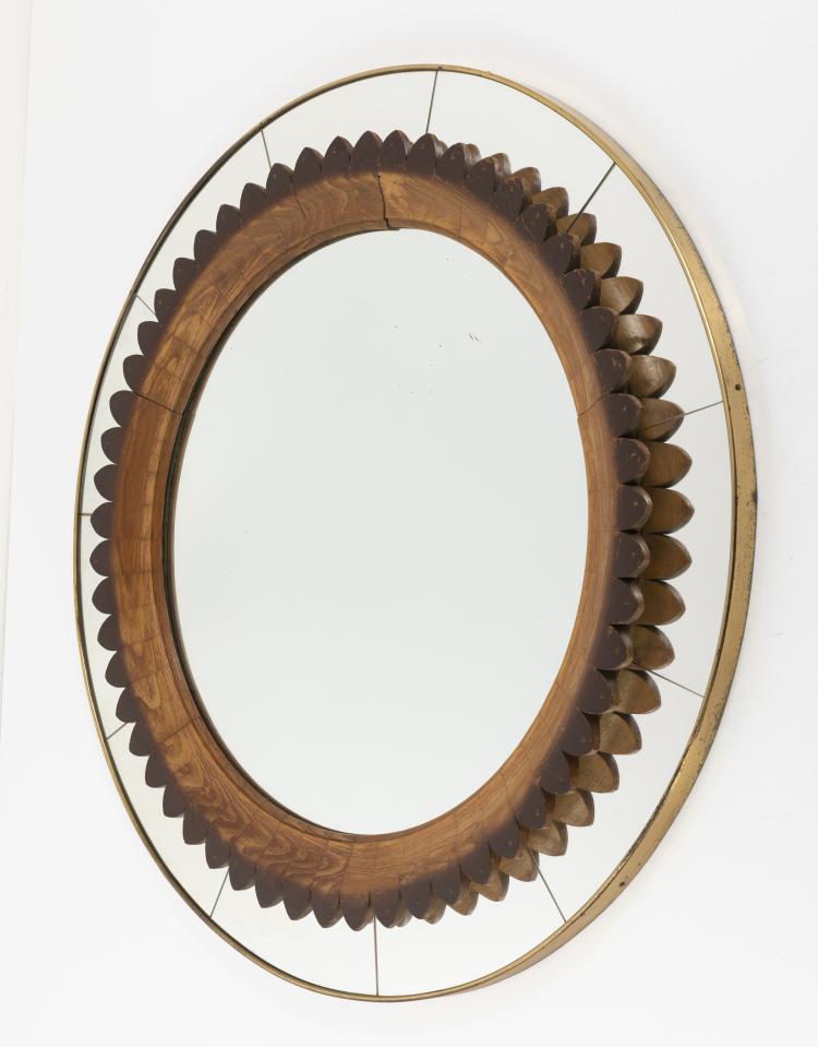 Bild 1 zu Objekt, Wall mirror, c. 1949/50, Fratelli Marelli (Framar), Turin, 149A 15