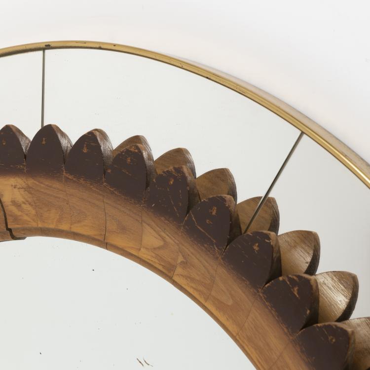 Bild 3 zu Objekt, Wall mirror, c. 1949/50, Fratelli Marelli (Framar), Turin, 149A 15