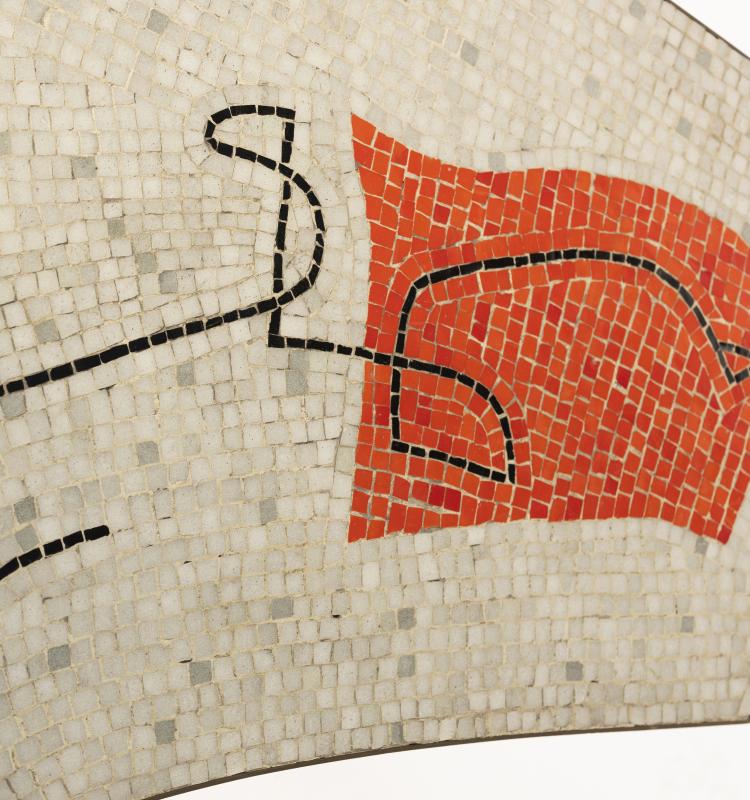 Bild 3 zu Objekt, Mosaiktisch, um 1955, M&uuml;ller, Berthold (zugeschrieben), 149B 343