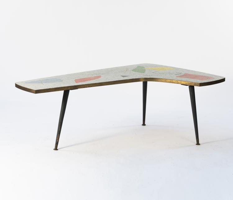 Bild 4 zu Objekt, Mosaiktisch, um 1955, M&uuml;ller, Berthold (zugeschrieben), 149B 343
