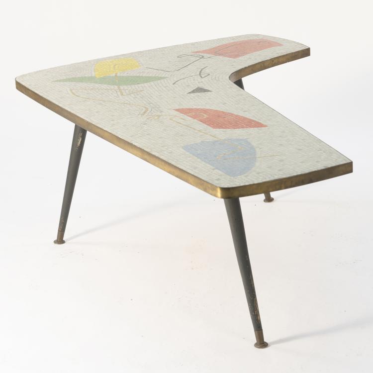 Bild 8 zu Objekt, Mosaiktisch, um 1955, M&uuml;ller, Berthold (zugeschrieben), 149B 343