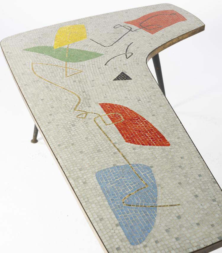 Bild 9 zu Objekt, Mosaiktisch, um 1955, M&uuml;ller, Berthold (zugeschrieben), 149B 343