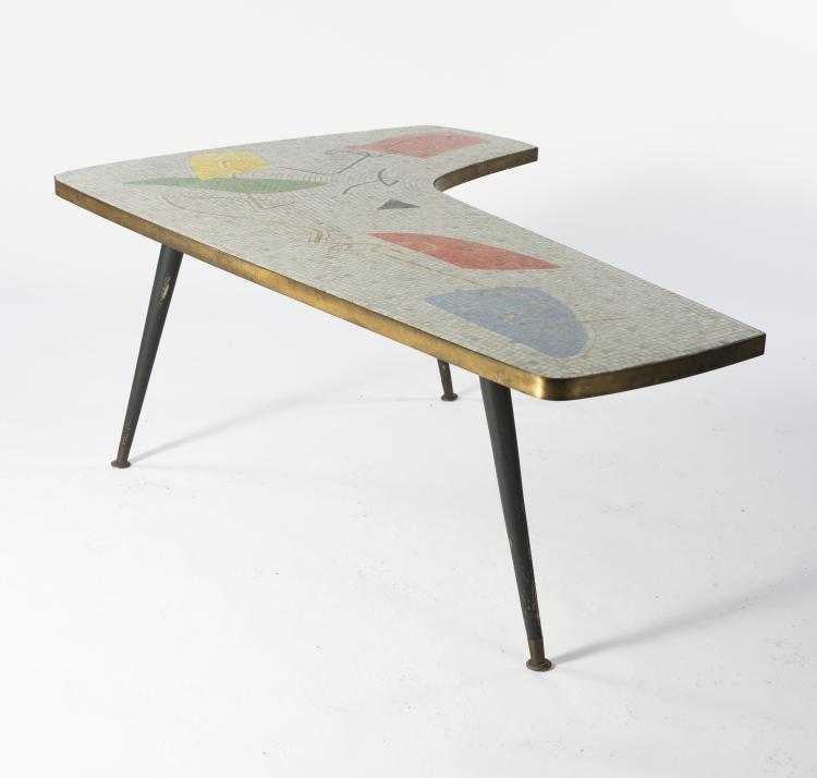 Bild 11 zu Objekt, Mosaiktisch, um 1955, M&uuml;ller, Berthold (zugeschrieben), 149B 343