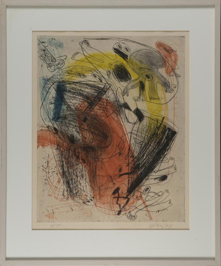 Bild 1 zu Objekt, 'Color etching I', 1971, Walter St&ouml;hrer, 151C 755