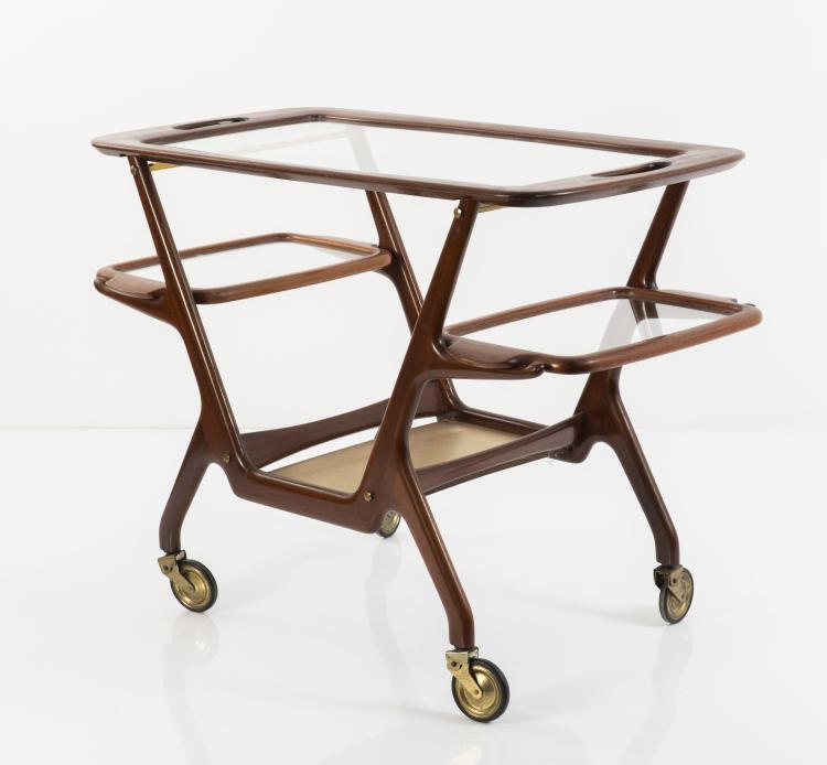 Bild 7 zu Objekt, Serving cart, c. 1955, Cesare Lacca (attributed), Cassina, Mailand (zugeschrieben), 149A 66