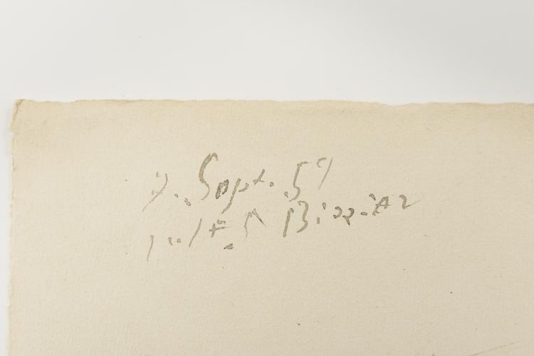 Bild 1 zu Objekt, Untitled (abstract composition), 1959, Julius Bissier, 151C 614