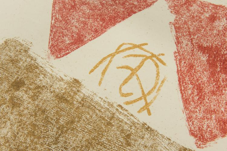 Bild 2 zu Objekt, Untitled (abstract composition), 1950, Julius Bissier, 151C 612