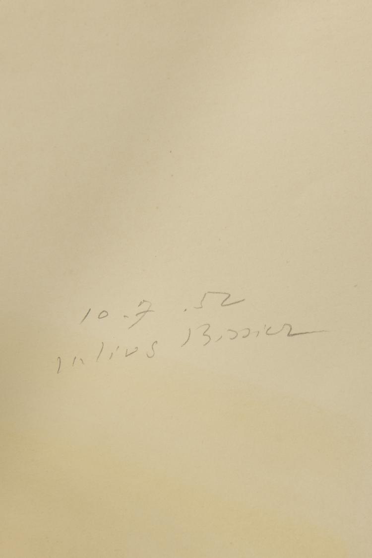 Bild 1 zu Objekt, Untitled (abstract composition), 1952, Julius Bissier, 151C 613