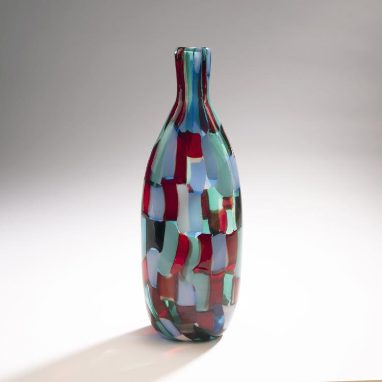Bild 2 zu Objekt, 'Pezzato' bottle vase, c. 1950, Fulvio Bianconi, Venini & C., Murano, 149C 570