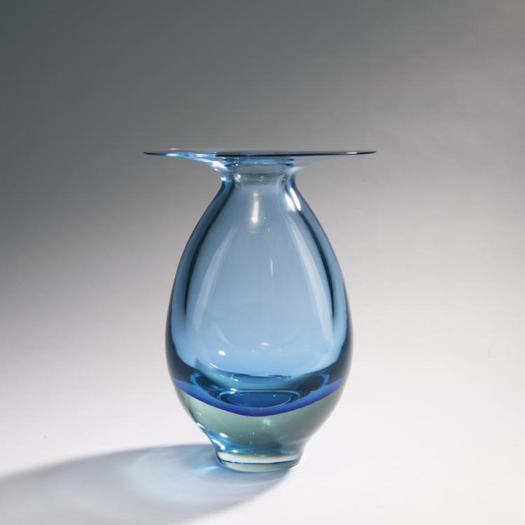 Hauptbild zu Objekt, Vase 'Sommerso' 1968, Mario Pinzoni, Seguso Vetri d'Arte, Murano, 149C 693