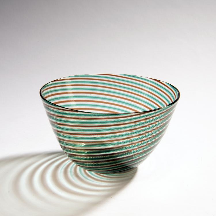 Bild 1 zu Objekt, 'Spira aurata' bowl, c. 1966, Ercole Barovier, Barovier & Toso, Murano, 149C 640