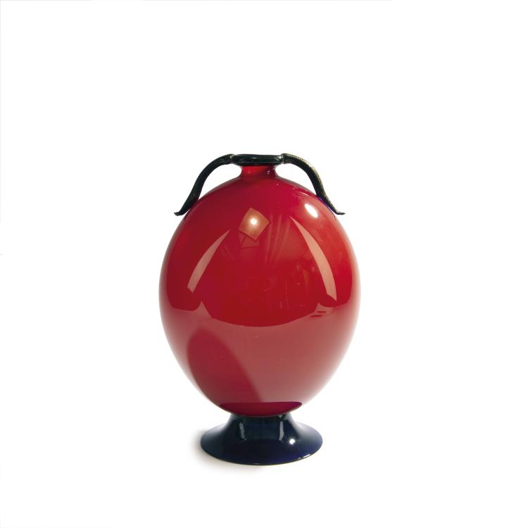 Hauptbild zu Objekt, 'Incamiciato' vase, c. 1932, Toso, Fratelli, Murano (zugeschrieben), 149C 717