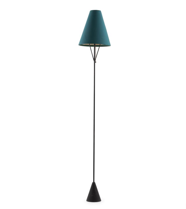 Hauptbild zu Objekt, 'Umkehrlampe' floorlight, 1951/52, Carl Aub&ouml;ck, Aub&ouml;ck, Wien, 149B 321