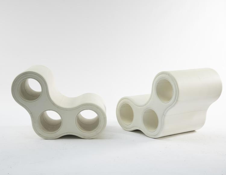 Bild 3 zu Objekt, Zwei Sessel 'Round One', um 1995, Leif J&oslash;rgensen, Hay, Kopenhagen, 149B 517