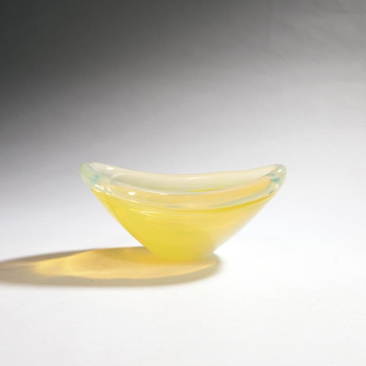 Hauptbild zu Objekt, 'Giallo opalo' vase, c. 1956, Flavio Poli, Seguso Vetri D'Arte, 149C 690