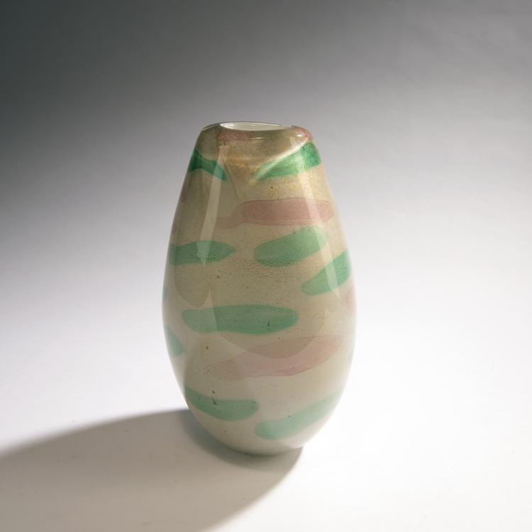 Bild 1 zu Objekt, 'Striati' vase, c. 1955, Cenedese, Gino, Murano, 149C 728
