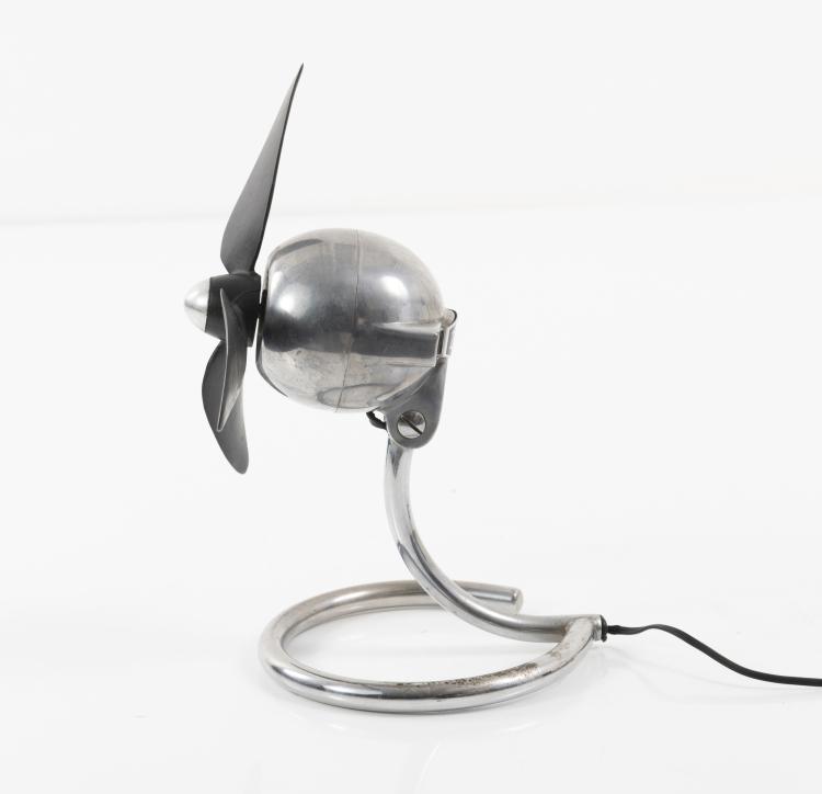 Bild 1 zu Objekt, 'Zerowatt' table fan, c. 1953, Ezio Pirali, FER (Fabbriche Elettrotechnice Riunite), 149A 117