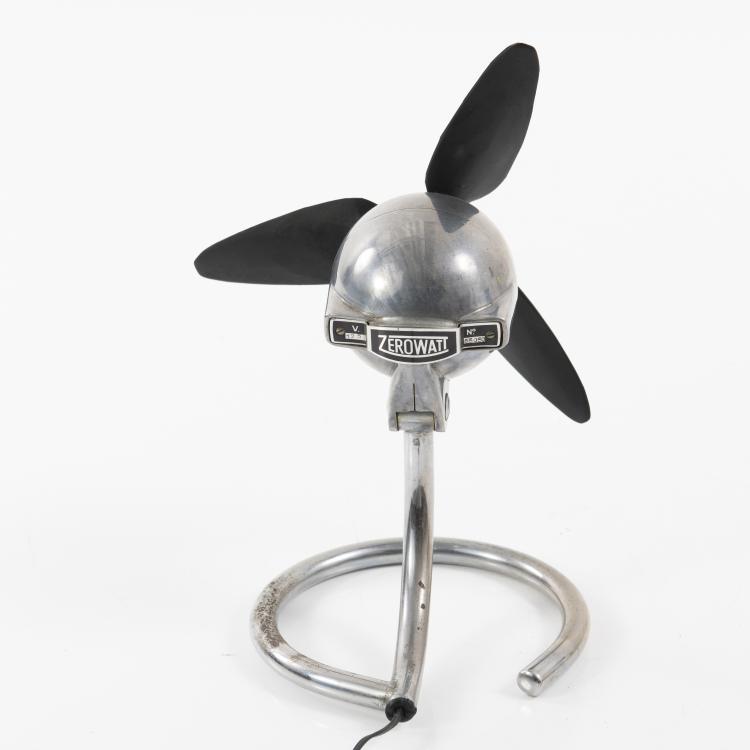 Bild 2 zu Objekt, 'Zerowatt' table fan, c. 1953, Ezio Pirali, FER (Fabbriche Elettrotechnice Riunite), 149A 117