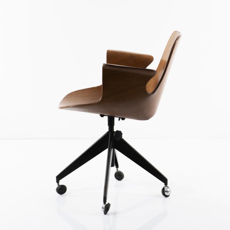 Hauptbild zu Objekt, 'Medea' desk chair, 1955, Vittorio Nobili, Tagliabue, Meda-Mailand, 149A 51