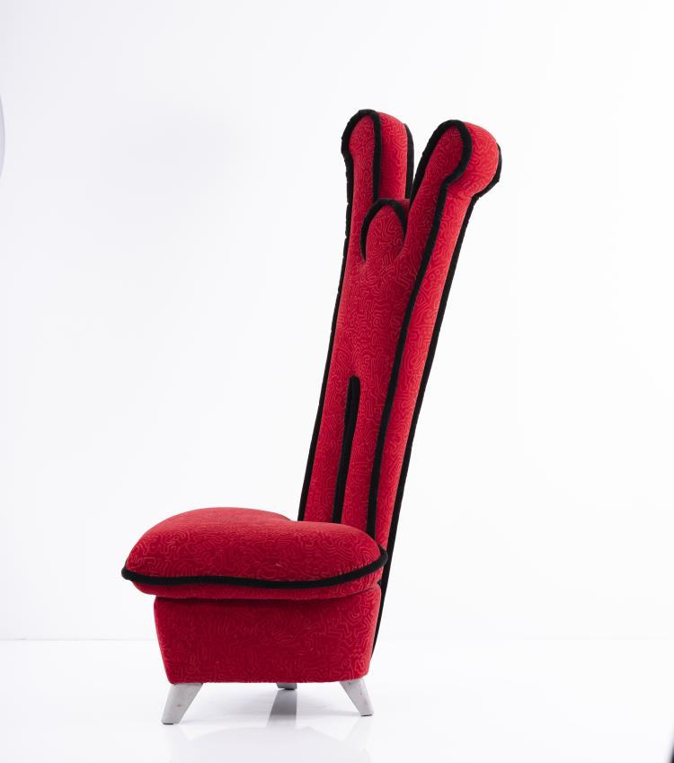 Bild 1 zu Objekt, Sessel 'Hurrah', um 1998, Keith Haring (nach), Bretz, Gensingen, 149B 512