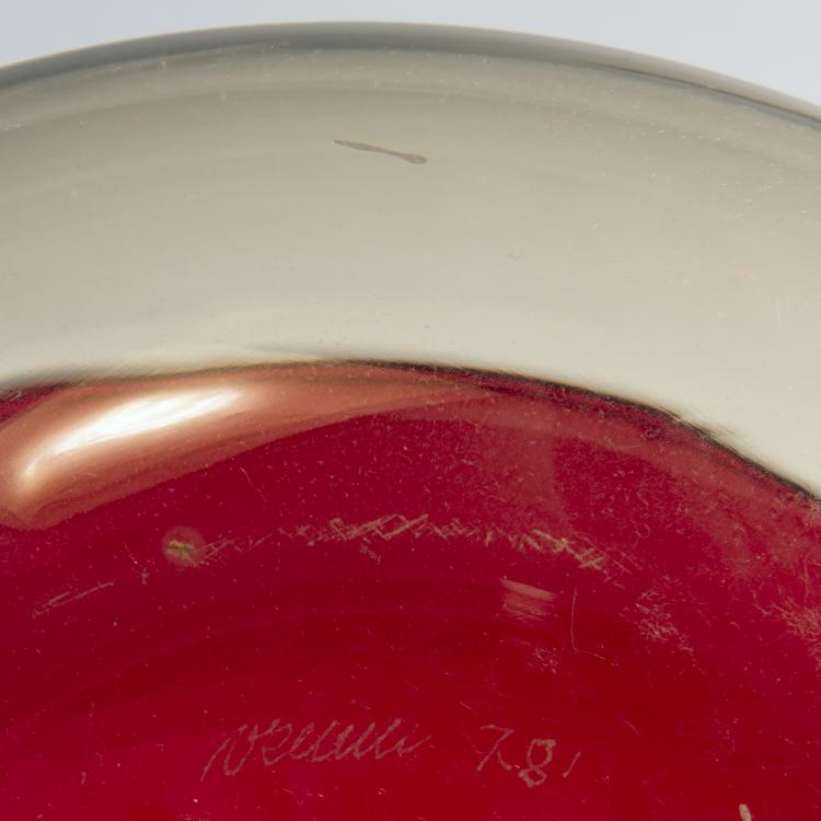 Bild 2 zu Objekt, 'Bolla' vase, 1966-68, Tapio Wirkkala, Venini & C., Murano, 149C 587