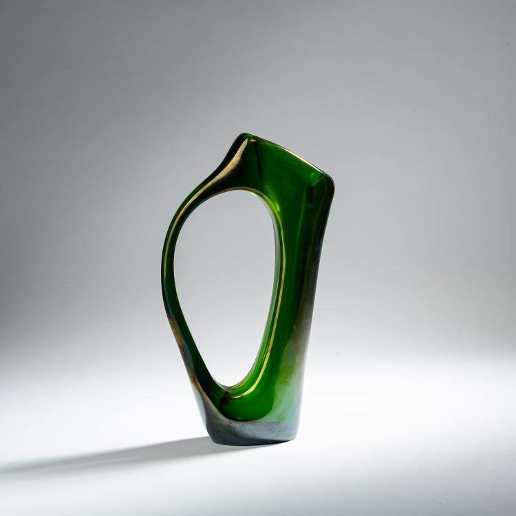 Bild 2 zu Objekt, 'Anse volante' vase, c. 1952, Giorgio Ferro, A.Ve.M., Murano, 152C 747
