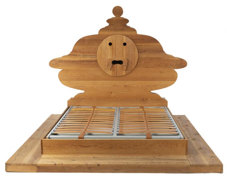 Hauptbild zu Objekt, Bett 'Bocca della Verit&agrave;', 1974, Mario Ceroli, Poltronova, Pistoia, 149A 231