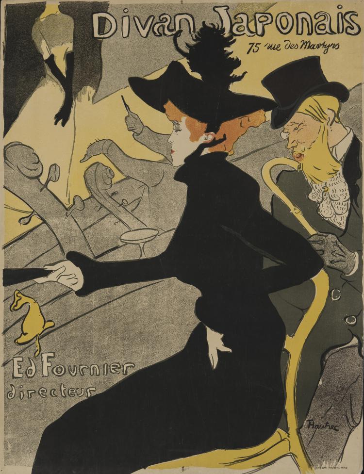 Hauptbild zu Objekt, 'Divan Japonais', 1893, Henri de Toulouse-Lautrec, 150B 598