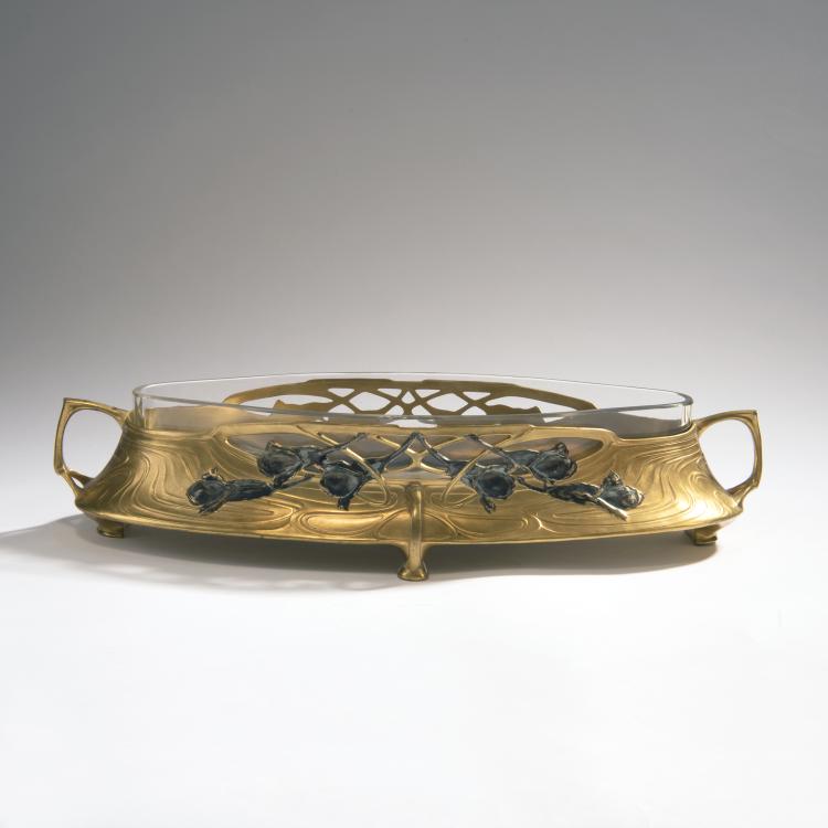 Hauptbild zu Objekt, Jardiniere, um 1902, Juventa-Urania-Metallwarenfabrik, Maastricht, 150B 418