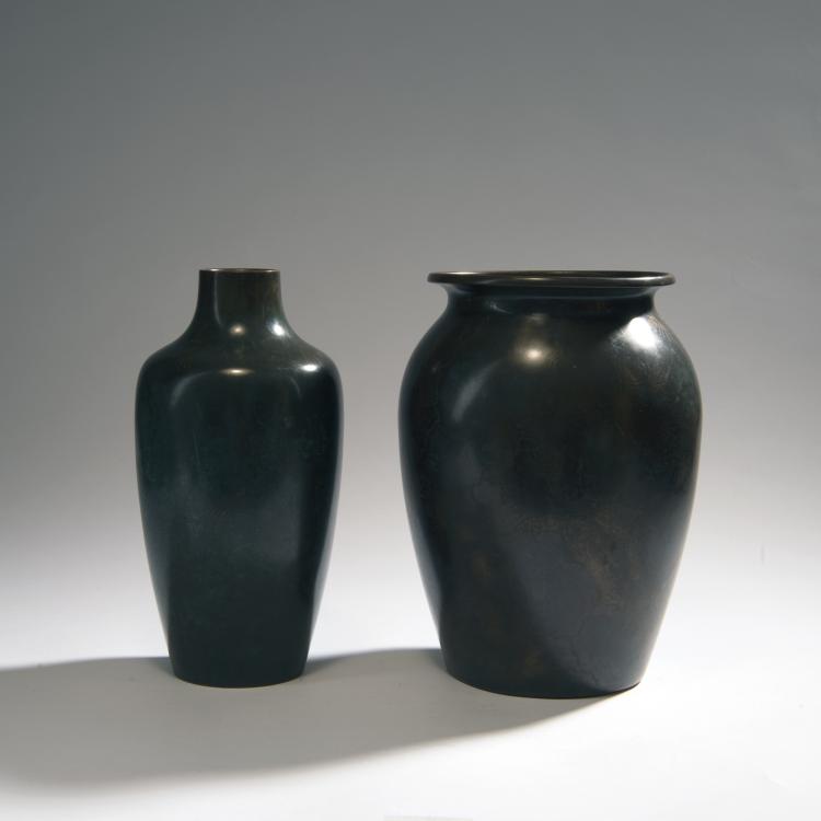 Hauptbild zu Objekt, Zwei 'Ikora'-Vasen, um 1934, WMF, Geislingen, 150B 441
