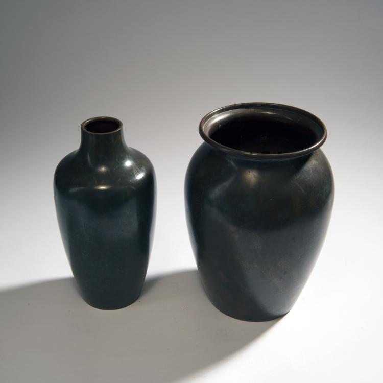 Bild 1 zu Objekt, Zwei 'Ikora'-Vasen, um 1934, WMF, Geislingen, 150B 441
