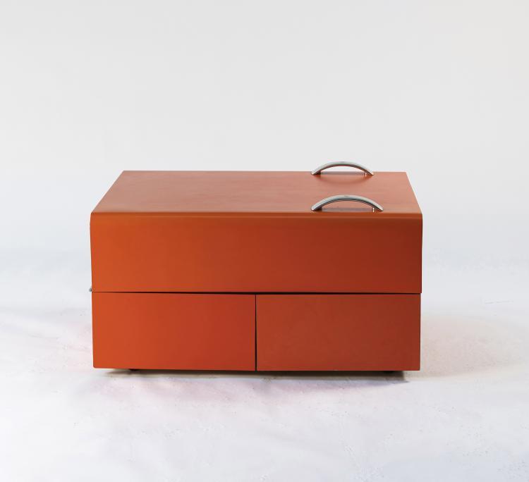 Hauptbild zu Objekt, Sofatisch / Kommode / G&auml;stebett, um 1965, Sabot, Mari, Manzano Udine, 149A 178