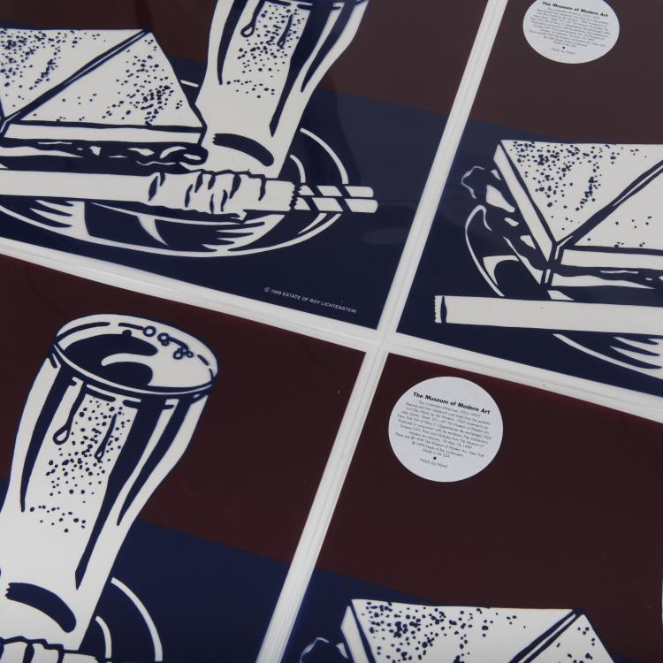 Bild 1 zu Objekt, Six placemats based on the theme 'Sandwich and Soda' from the portfolio 'X + X', 1999, The Museum of Modern Art, New York, 151C 724