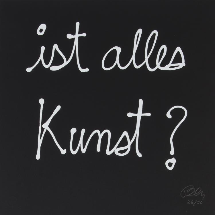 Hauptbild zu Objekt, 'Ist alles Kunst?', 2015, Edition Eva Vautier, 151C 766