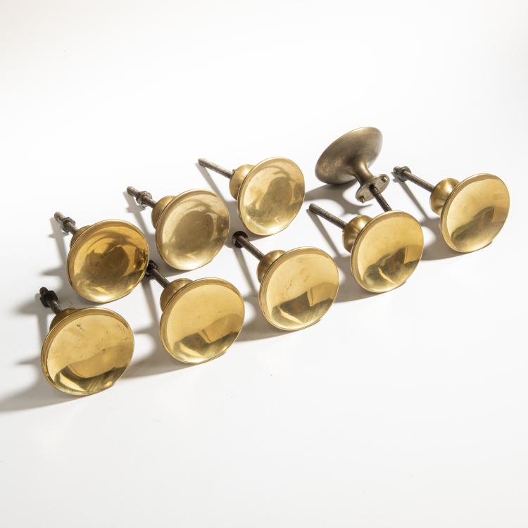 Bild 1 zu Objekt, Set of nine door knobs, 1950s, Italien, 151B 484