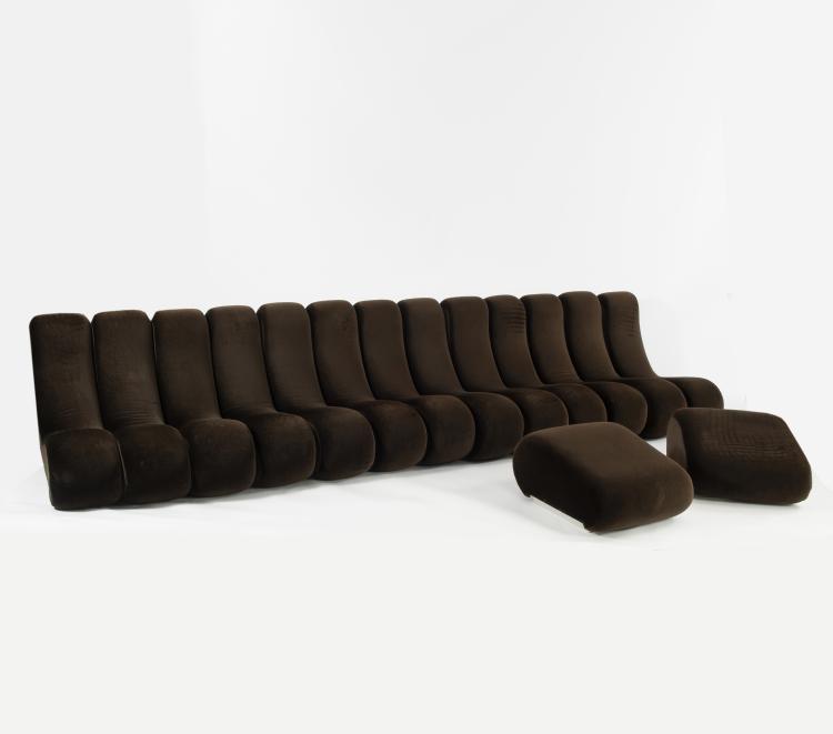 Bild 1 zu Objekt, 'VarioPillo' sofa, 15 pieces, 1969, Burkhard Vogtherr, Rosenthal, Espelkamp, 151A 160