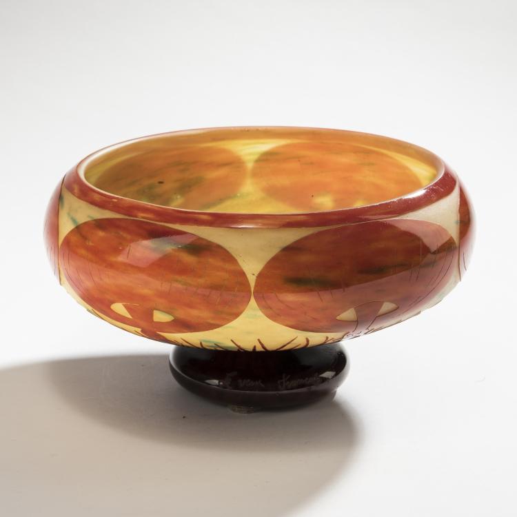 Bild 1 zu Objekt, Fu&szlig;schale 'Coprins', 1923-26, Schneider, Epinay-sur-Seine, 150B 249