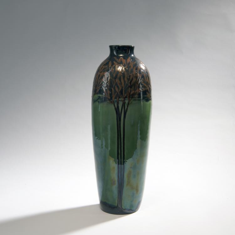 Hauptbild zu Objekt, Vase 'B&auml;umchen', 1897, Max Laeuger, Laeuger, Max, Kandern, 150B 517