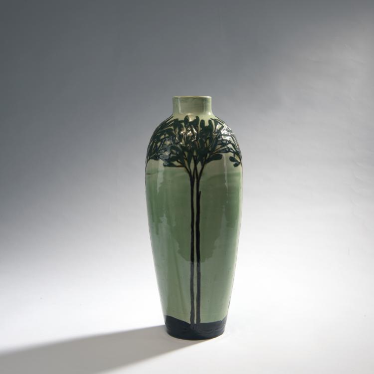Hauptbild zu Objekt, Vase 'B&auml;umchen', 1897, Max Laeuger, Laeuger, Max, Kandern, 150B 518