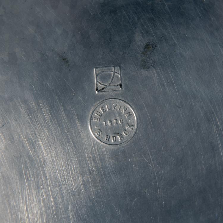 Bild 1 zu Objekt, Hexagonal plate, 1901, Joseph Maria Olbrich, Hueck, Eduard, L&uuml;denscheid, 150B 417