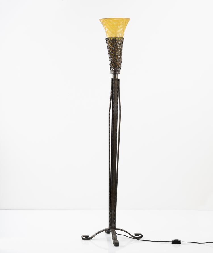 Bild 4 zu Objekt, Floor lamp, c. 1930, Daum Fr&egrave;res, Nancy, 150B 166