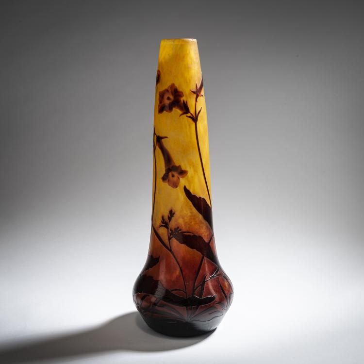 Hauptbild zu Objekt, Vase 'Bignones', um 1912, Daum Fr&egrave;res, Nancy, 150B 158