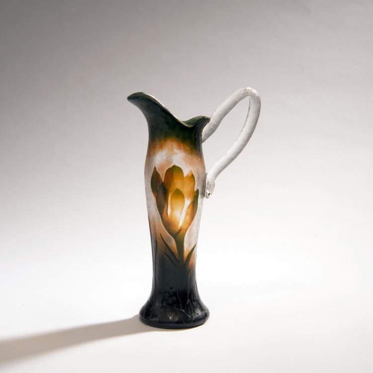 Hauptbild zu Objekt, Martel&eacute; jug 'Crocus', c. 1899, Daum Fr&egrave;res, Nancy, 150B 122