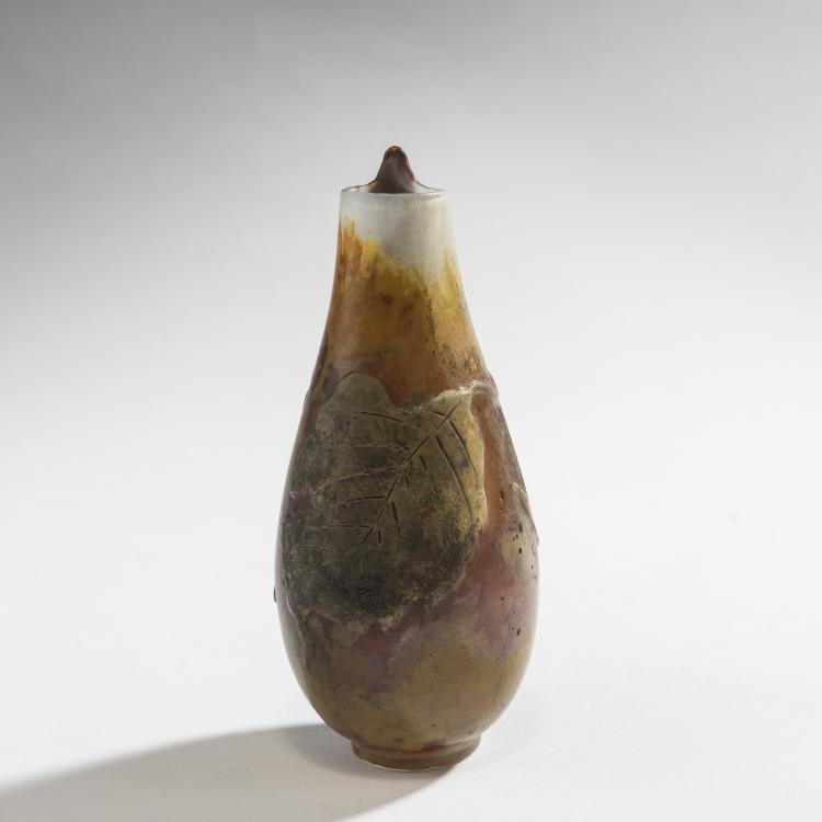 Bild 2 zu Objekt, Vase 'Feuilles de Ch&ecirc;ne', um 1910, Muller, Henri, Croismare, 150B 226