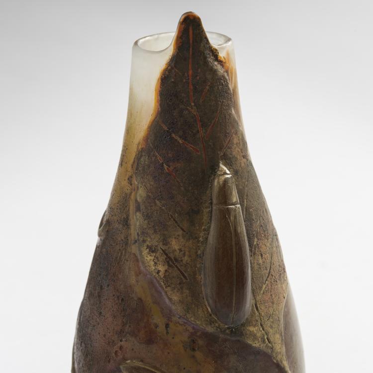 Bild 4 zu Objekt, Vase 'Feuilles de Ch&ecirc;ne', um 1910, Muller, Henri, Croismare, 150B 226