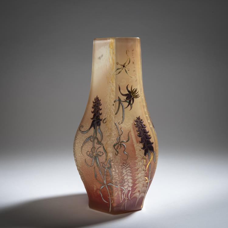 Hauptbild zu Objekt, Vase 'Orchis Bouc', 1898-1900, Gall&eacute;, Emile, Nancy, 150B 177