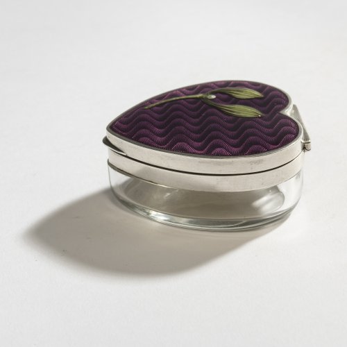 Heart-shaped box 'Mistletoe', c. 1900