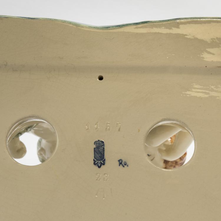 Bild 5 zu Objekt, Ink well, 1910, Wilhelm S&uuml;s, Karlsruhe, Majolikamanufaktur, 150B 511