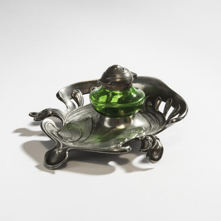 Hauptbild zu Objekt, Inkwell '267', c.  1905, WMF, Geislingen, 150B 437