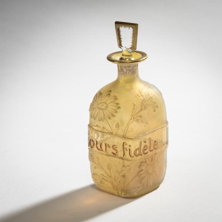 Hauptbild zu Objekt, Flacon 'Toujours fid&egrave;le', c. 1895, Daum Fr&egrave;res, Nancy, 150B 113